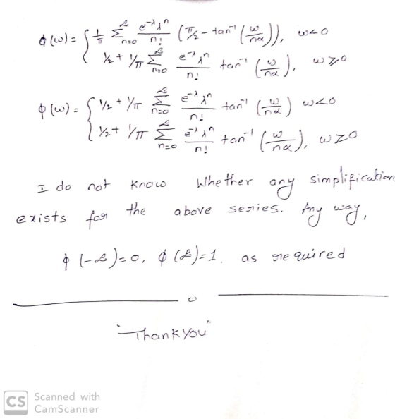 (-1a6 ) tan tan en tan tan () na Simpltiain Whe ther do not Know the senies. a bove ezists faor )00, (A)=1. e uired as Thank
