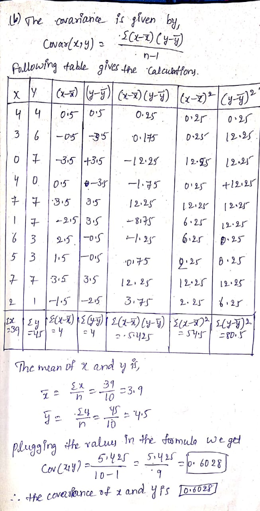 Puloving takle ger the aliuto 0 | |-85 |+35 | -12-25 | Ing | 12. | +1오 요」 チ|チ1.3.5 | 35 | 12-25 The mean of χ and yo