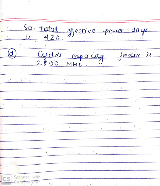So total 12 6 vepoer days Cycles capaciyatar d cs Scanned with -Centscanner