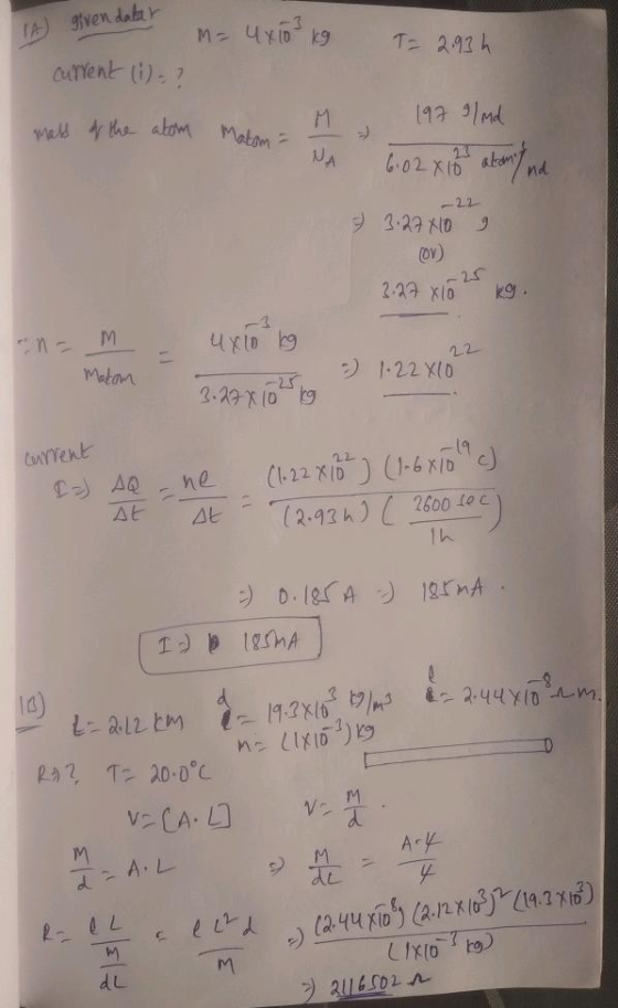 TA) gven deta ament (i) 7 113 ld 2.2- (ov) 2.77 X10- kg . Moton 2) 122 Xo 2.2 (2.93h) 2600 o c A-K