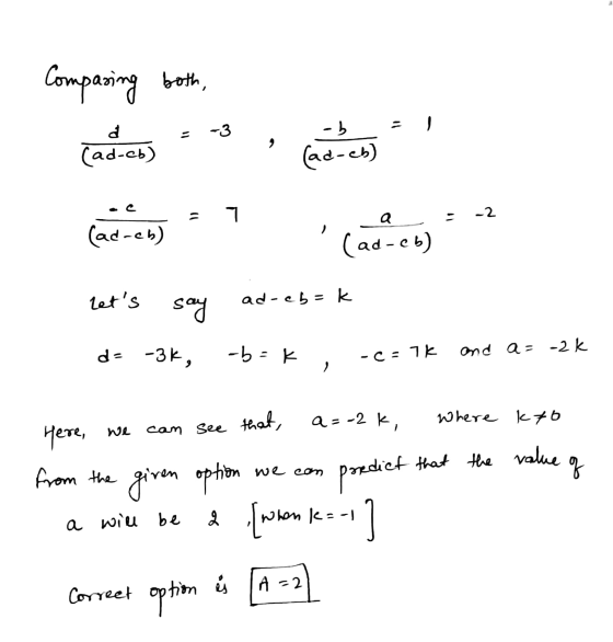 Comparing both, cadanga , Batangas (adren) * ? camiset) *** lets say ad-ebok d= -3k, ab=k , -c=7k and a=-2k wie on Here, we
