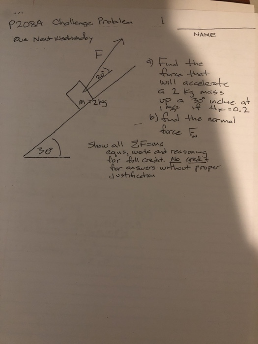 P20%A Challenge Prolen NAME De Nat Find the forte thet will ac b) fl the narmal AJ eanswoke and reagan , for answers wrthout