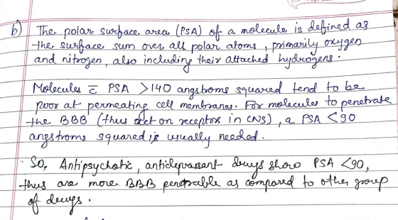 area, PSA a m allpolar atom and nitvogen alw inclading their attached hydxo? to h So, Anhpsychohe, anf c , aj
