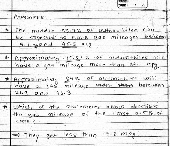 PAGE DATE: bRxpe cted to have gas mileages Approximately-L5R1 n-of-automobiles will have a ileage more than 34.1 m pproximate