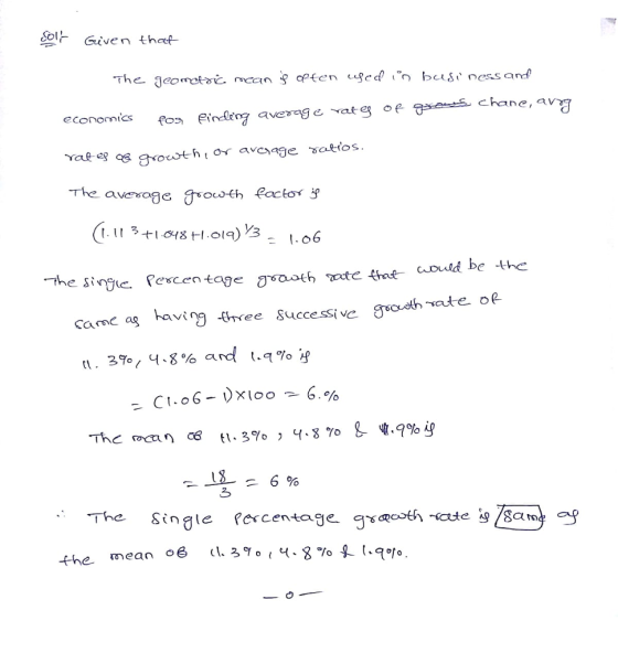 의「 Give n the+ economicsiavge rates oe averag e vats chane, avg The a Y3 came ag having ree Successive gsah Yo ろ Singie ercentage gat tea the mean