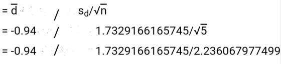 = d Sa/Vn 1.7329166165745/15 = -0.94 = -0.94 7 1.7329166165745/2.236067977499