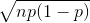 Vnp(1 - p)