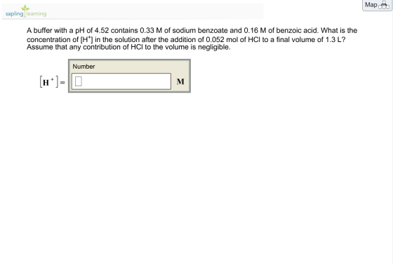 A buffer with a pH of 4.52 contains 0.33 m of sodi