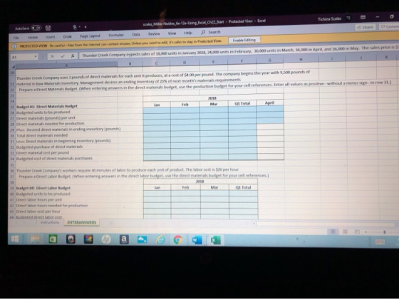Tichina Scales 5 - Excel 0 Comm Share File sales, Milan Nobles_6e-12-Using Excel Ch22_Start Protected View Home insert Dow P
