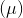(\mu)