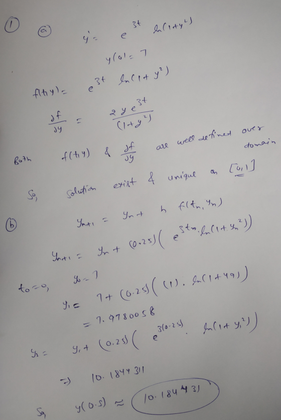 3t & Certy) ys e ylola ln Cost y?) 34 fity) = 3t 2 ye و 4-1) Jy over well defined are domain Both of (tiy) & df Jy [ail exis