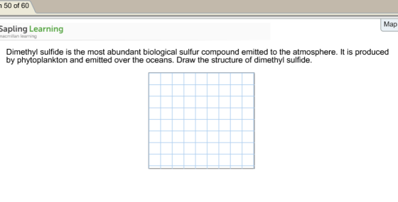 Dimethyl sulfide is the most abundant biological s