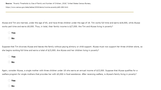 Source: Poverty Thresholds by Size of Family and Number of Children, 2018, United States Census Bureau, https://www.census.