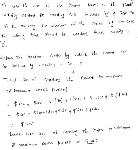 Cg (母 activity Selfctsd fa conaskirq lncifase > S the eduin^ the dunabon of the Poneject bq one Gret te adiwity that Should