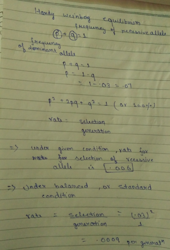 Hardy Weinberg equilibrum. frequency of recessive allele S frequency dominant nt allele p - 1-9 1-.03 2:07 pa + 209+ 92-1 Cox
