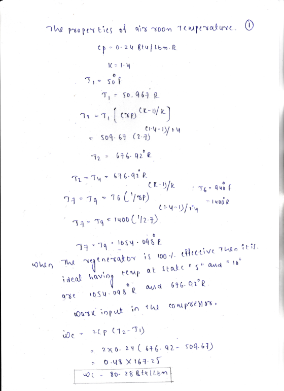 O The properties of air room temperature. <p>0.24 874116m.R K=1.4 T,= Sot T-50.9672 72 = 1, 1 cop, CX-11/K] . 509.67 (2.714-1