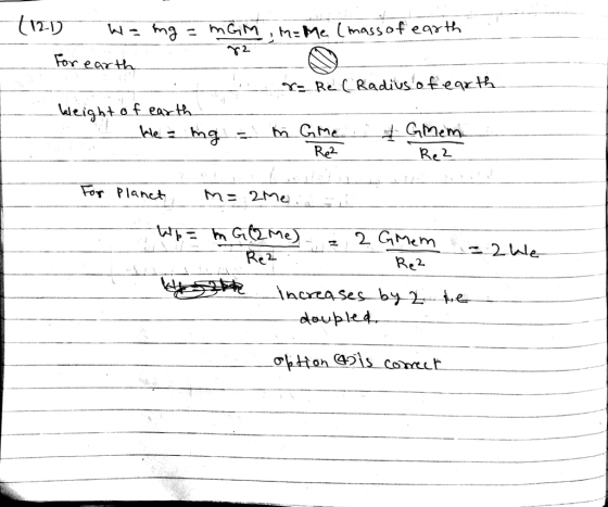 12- : m:Me (mass of eax 2 or ear rRe C Radius otear Wieight o F ear GiMe Rel 2 GMenm Pe2