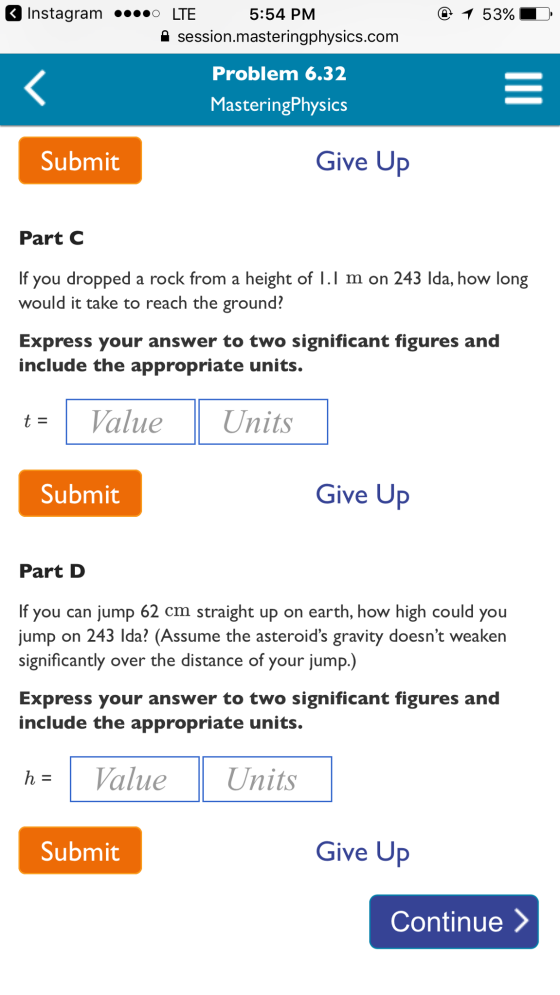 If you dropped a rock from a height of 1.1 m on 24