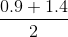 0.9 +1.4