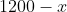 1200-x