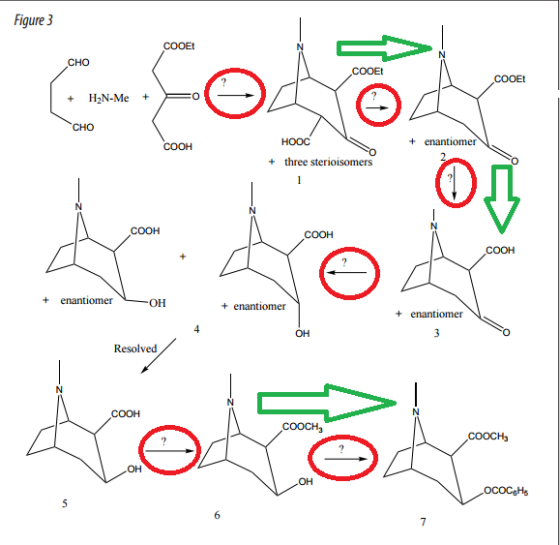 Figure 3 CHO HON-Me co CHO COOH enantiomer OH Resolved COOH OH COOEt HOOC enantiomer three sterio isomers COOH COOH COOCH COOCH3 OH OCOC6H5