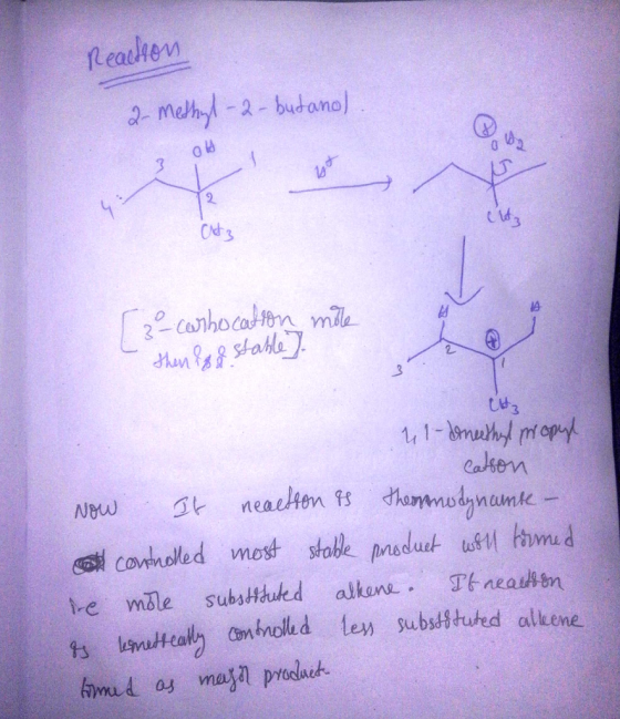 2- mehyl -2- budono) 3 04 lo 3 Cu caken e mdle subsukd alkana T nean kima o mayl prtolaeh.