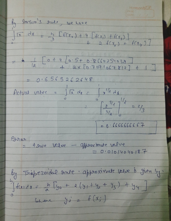 Momenty DATE by Imsons aule, we have h [fre. J + q [tag) + for)] + 9 t[ota [o 5+ 0.8660254038 2x [0.707 1067812] t. 1] 0 16