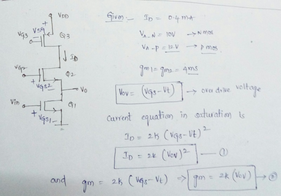 VA - -> ora die volte. Vin 1sr Curent equation setratio cUn