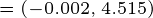 \tiny =(-0.002 ,4.515)