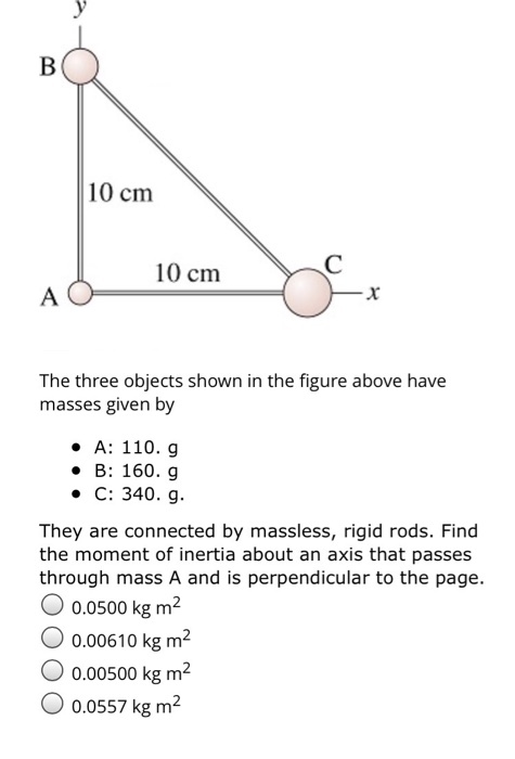 10 cm 10 cm 12 cm The three objects shown in the f