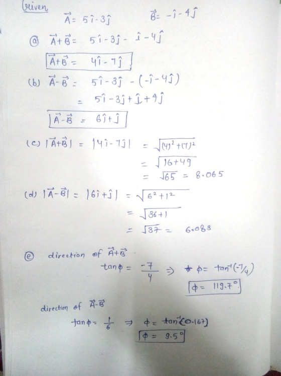 iven @ At B: (b)不8: A: 57.37 良-^-1] 51.31. İ-Yİ 51-8]-(-)-41) J65ニ 8.065 e direction of direction af tan中; 긍- ヲ 中 tarto.IG)