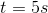 t=5s