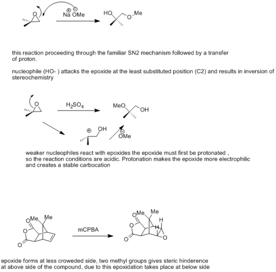 Na OMe Me this reaction proceeding through the familiar SN2 mechanism followed by a transfer of proton. nucleophile (HO-) att