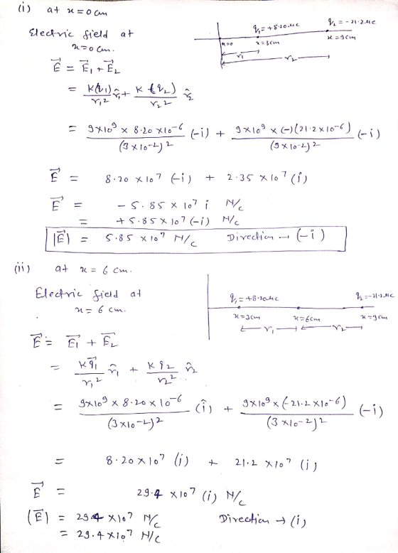 # +8.io.4c. 8-20 X lo7 (11) atr=6cm. Eledtic Siad at xl。-ć (i. ) 3xleg x 21..x,-6) + 2- 234 x107 (i) N/