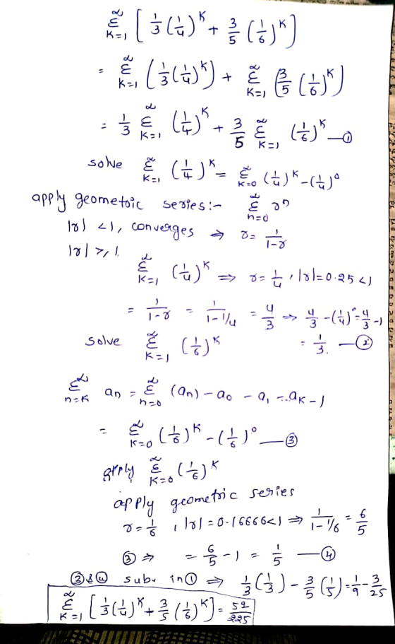 (56)** } (0)) (5()*) + & € (55) y Cute , 6)* _0 sowie (u) = o(t)*_cuja apply geometoic sexies:- con 101 <1, converges a 8= (