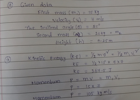 Gven date Vexo mis asc fnclined angle (e) Second may (Ap) The 200 -m, nelic neg
