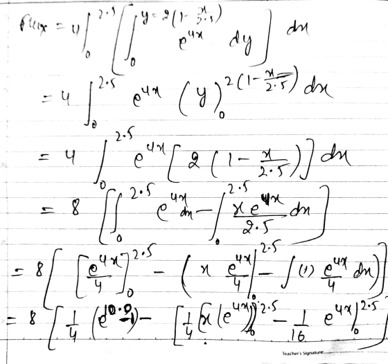 24 2.1 pllige 0 y=911 en du dy o 2.5 dre = 4 eun 2.5 (99221-33) ( 2 (1 - 4 )] du 이가 ų e 2.5 2.5 est 8 unt e du xe du 2.5 O 72