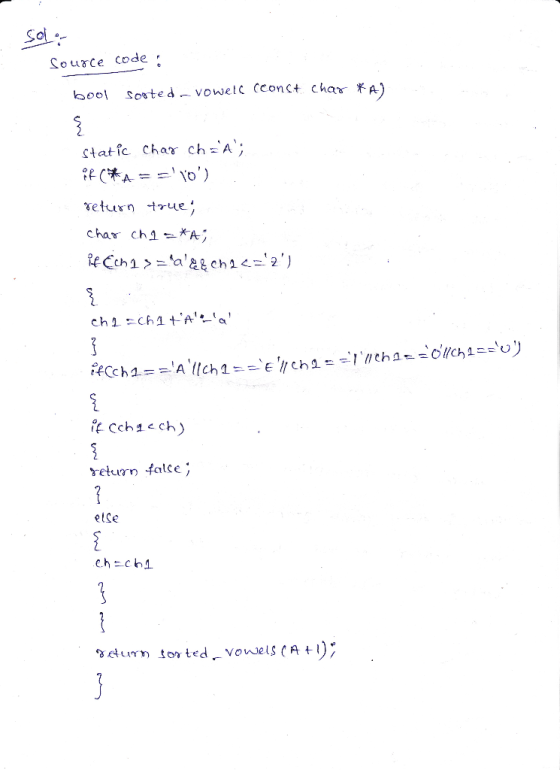 Sol Souace code. Static Char chA relurr falce elSe