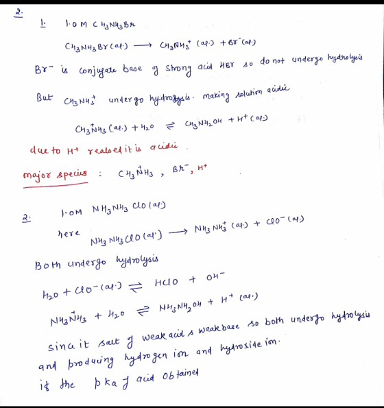 4: - 1. b ]: o 1.OM CH₂ NH ₂ Br ed HBV so do not undergo hydrolysis CH3N43 Brcal) — Charyza Cap.) + BrCap:) Br- is conjugate
