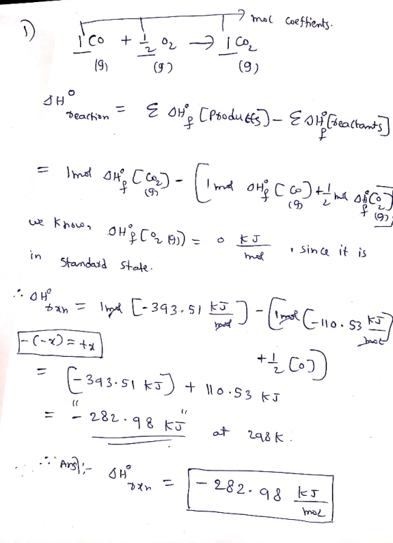 7 mol Coeffients. 19 (9) (9) sto section = { $18% Codukts) - E different] = Hoe mense wat - Come one could na ago 5 mol + 9 w