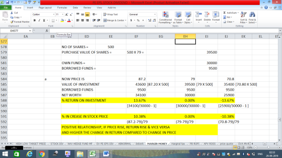 - 2x Σ AutoSum : A Fill Sort & 2 Clear Filter Editing Find & Select Cells PE EPS, STOCK DIVIDEND - Microsoft Excel (Product A