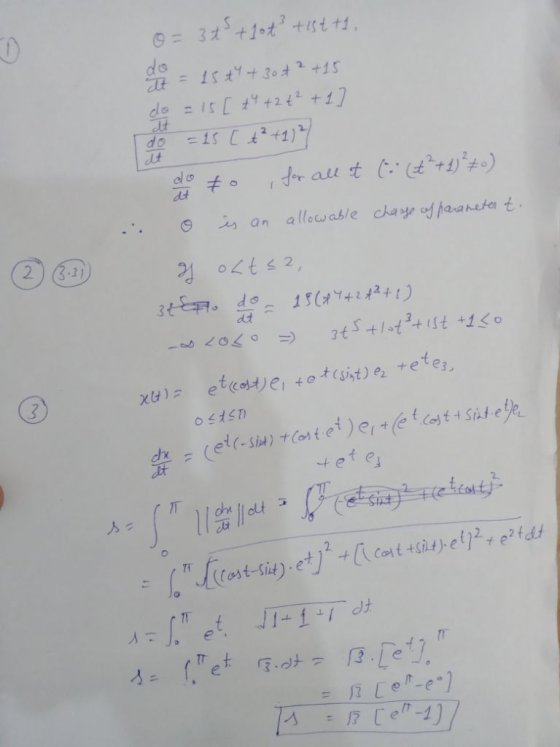 0 = 3 4 + 1 ot tist+1, do = 15 + + 30t2 +15 do = 15 [ + +2 +² + 1] do = 15 (+2+1)? do to , for all it (: (t + 1)²²0) o is an