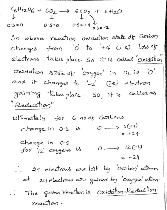 Chanaes from o to + ทุ and ih changes to-2 Ge) eletvon gaining takes place Redruction ultimately sor 6 /no-ds Cbons change n O-S ia Chanjc in oS fo 12sze d by on atm The given Yeadon is oxidaon-Reduon Y<aclion
