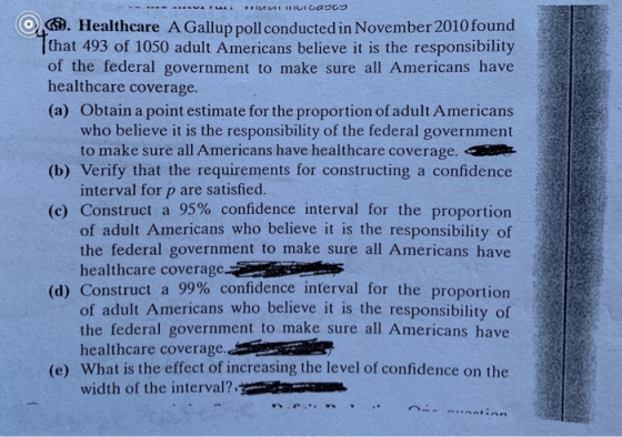 IVILVIU Cancy OX. Healthcare A Gallup poll conducted in November 2010 found that 493 of 1050 adult Americans believe it is th