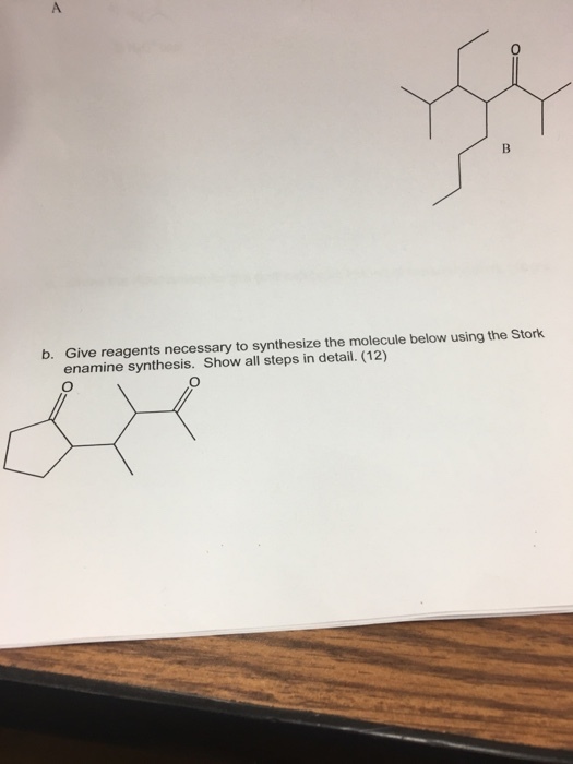 Give reagents necessary to synthesize the molecule