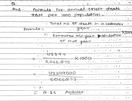 forihuta For annuaA emudedeath pes looopoputatio Total no. O death fn a caferider Fommula A Xtoot mid-yenr poputatin Tear Est