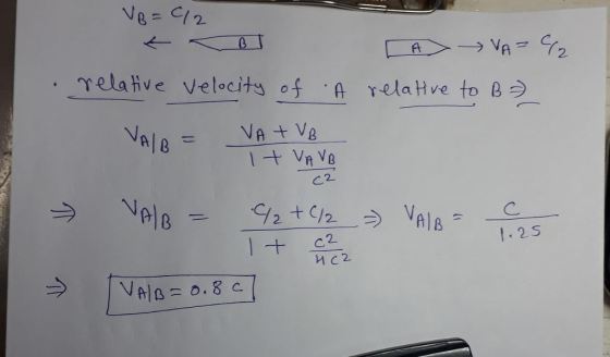 · Nelahve Velocity of relative to Bう C2 Ale
