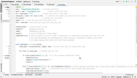 aux2 aux 1.py Рус 1 L. 7: Structure T 1: Project Pycharm Projects untitled python_js te aux2.py Pr.. teht_ml.py të ht_ml1.py