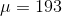 H = 193