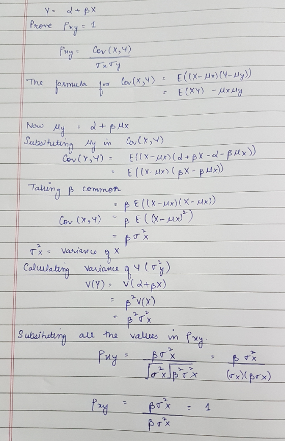 Preve Pad: Cov ( x,y) Taduin cemmen. V(X) my ず す